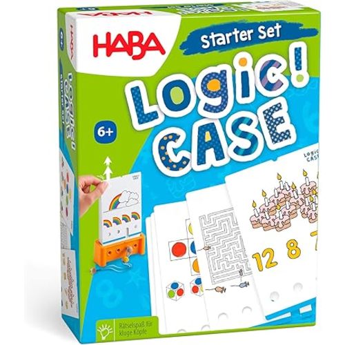 HABA Logic! CASE Starter Set 6+- Brain Teaser Puzzles