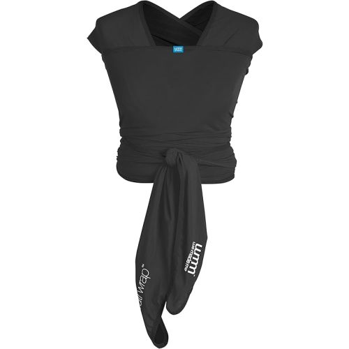 Diono We Made Me Flow, Super Stretchy, Cool & Comfortable Baby Carrier, Black