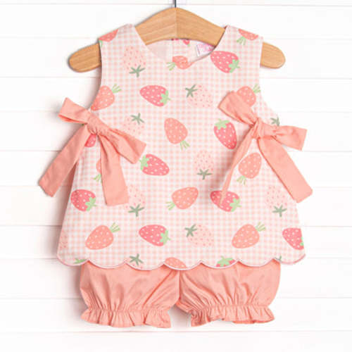 Pineberry Picnic Bloomer Set, Pink – Stitchy Fish