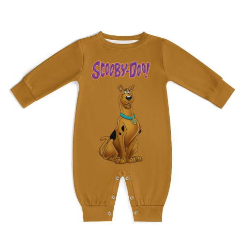 Scooby Doo Dog Baby Rompers One-Piece Long Sleeve Jumpsuit Bodysuits Newborn Infant Toddler Outfit Kid Clothes Sets