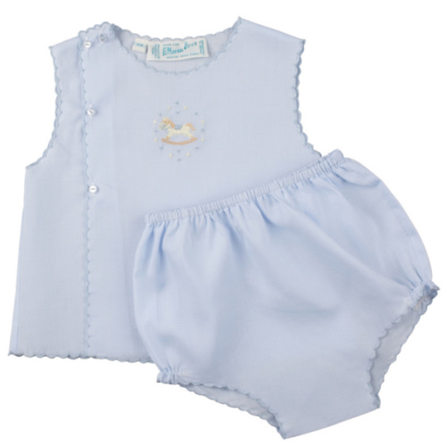 Baby Boys Blue and White Diaper Set | Newborn Diaper Set | Feltman Brothers