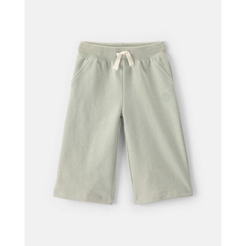 Baby Girl French Terry Drawstring Pants - Green - OshKosh B'gosh | Carter's