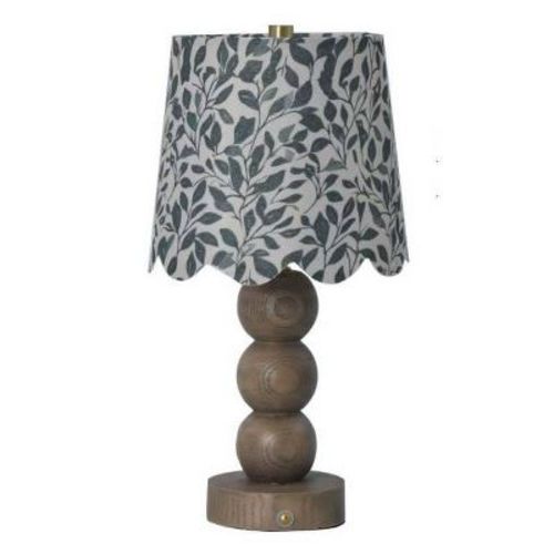 Armoire Cottage Collection Resin Ball Portable Cordless Table Lamp