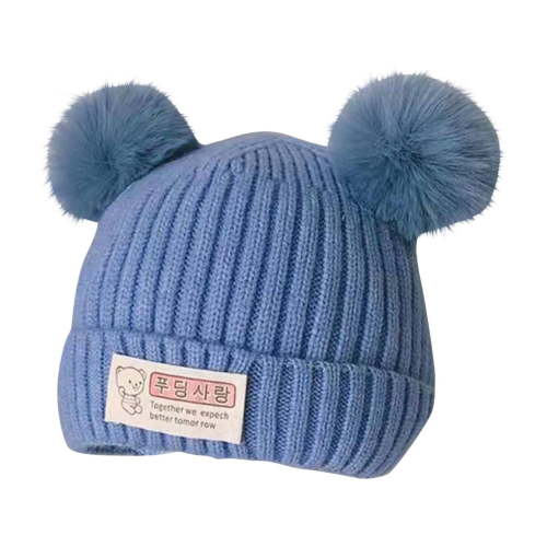 Jamicy Toddlers Hats Winter for 1-6 Years Unseix Baby Girls Hats Winter Cute Baby Beanies for Girls Boys Knitted Hats Warm Infant Toddler Beanies Pom Pom Caps