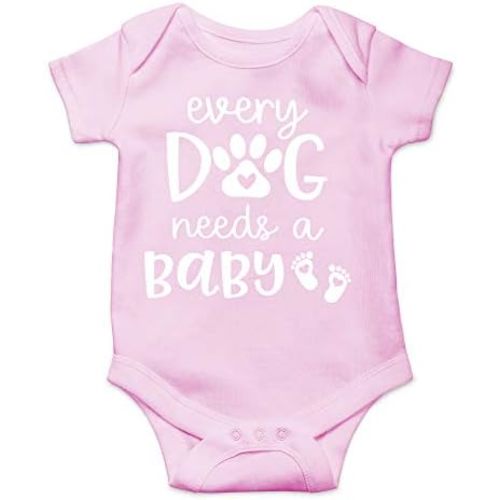 CBTwear Every Dog Needs a Baby - Baby Clothes - Funny Newborn Bodysuit Outfits for Boys and Girls