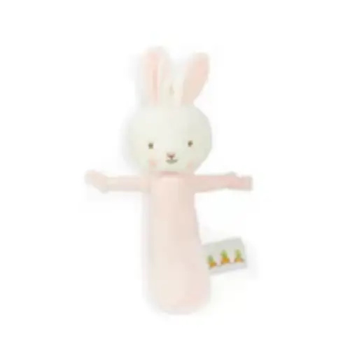 Friendly Chime Pink Bunny rattle toy