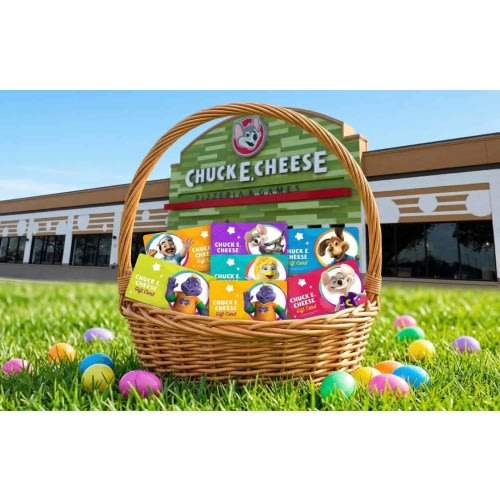 Chuck E. Cheese Gift Cards | No Fees, Email Or Mail