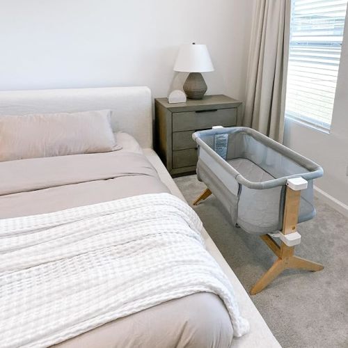 Newton Baby Bassinet & Bedside Sleeper, Breathable, Washable, Grey