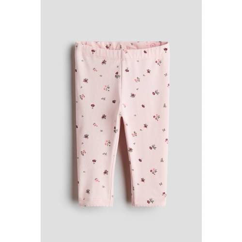 PRINTED COTTON LEGGINGS
