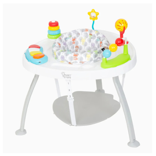Smart Steps 3-In-1 Bounce N’ Play Activity Center | Multiple Bouncer and Table Positions