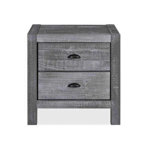 Montauk Two-Drawer Nightstand – Grain Wood Furniture