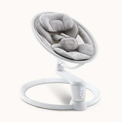 Harppa Weddell Orbit High-View Electric Baby Swing, Side-to-Side Infant Swing Chair for 0-6 Months