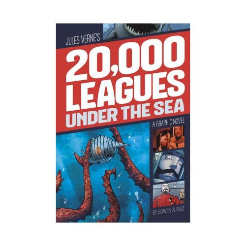 20,000 Leagues Under the Sea - (Graphic Revolve: Common Core Editions) by Jules Verne (Paperback)