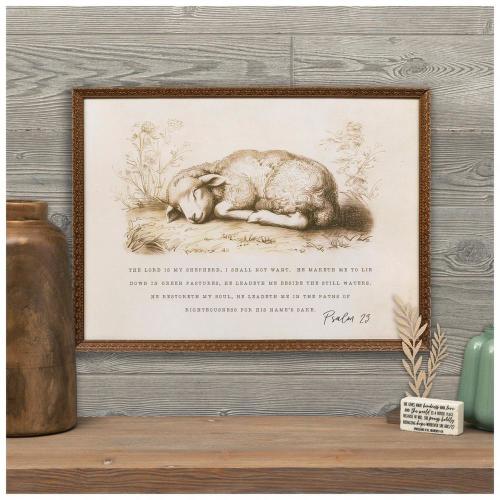 Psalm 23 Wood Wall Decor