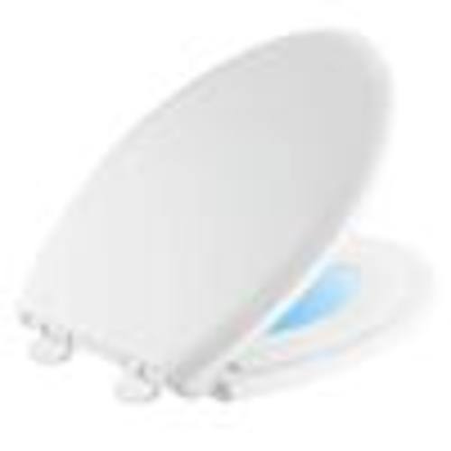 Delta Sanborne Potty-Training Elongated Toilet Seat with NightLight in White 833902-N-WH