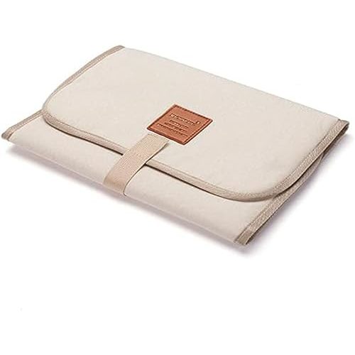 Full Body Portable Changing Pad,Baby Diaper Changing Mat Made Easy to Wipe Changing Pad for Travel or at Home Use, Lightweight and Foldable Mat That Perfectly Fits Into Any Diaper Bag (white)