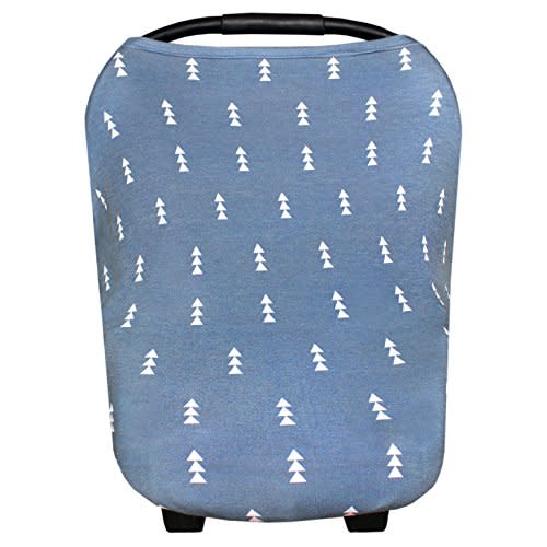 North Copper Pearl Multi-Use Cover: Car Seat, Nursing, Stroller - Stretchy Fabric, All-Season, Stylish Designs, Easy Access for Moms