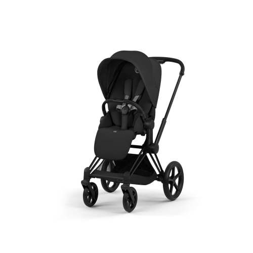 CYBEX PRIAM Stroller - Comfort Collection  - Matte Black Frame/Sepia Black Lux Seat