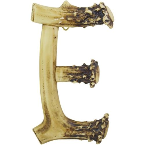 Pine Ridge Personalized Name Art 6" Antler Letter E Home Decor - 3D Western Decorative Hanging Wall Letters Decorations Deer Antler Monogram Hunting Sign Design - Unique Gift Ideas