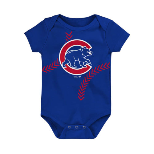Chicago Cubs Chicago Cubs ROYAL Baby Running Home One Piece - 133408935