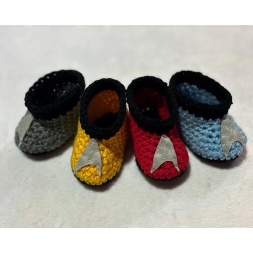 Star Trek Baby Booties