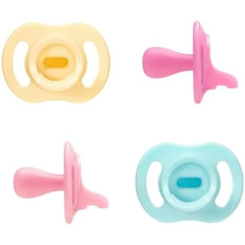 Tommee Tippee Ultra-Light StayPut Pacifier, 0-6m, 4 Count
