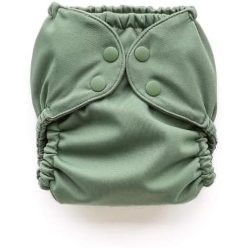 Esembly Cloth Diaper Cover, Aloe, Size 1 (7-17lbs)
