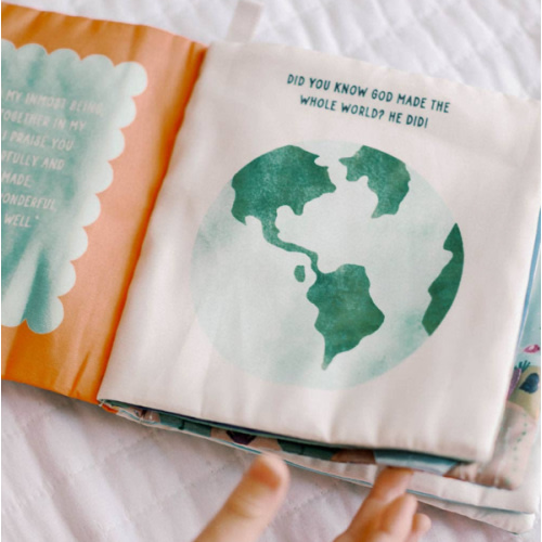 In His Image Fabric Baby Book | littlelightcollective