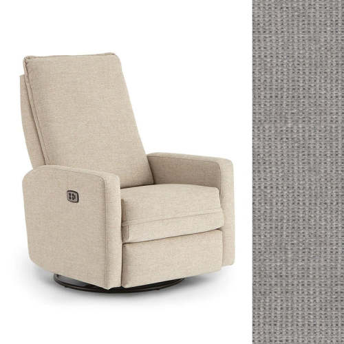 Storytime by Best Chairs Calli Power Tilt Headrest Swivel glider Recliner - Portland 27093