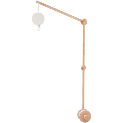 Bras mobile en bois pour chambre d'enfant, support mobile pour bébé avec boîte à musique, mouvement d'horloge, boîte à musique, support mobile pour berceau, bureau rotatif, décoration de chambre