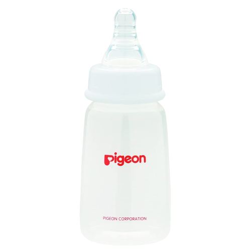 Pigeon Flexible Slim Neck Baby Bottle for 0+ Months Babies, 120ml, PP, 1-Pack