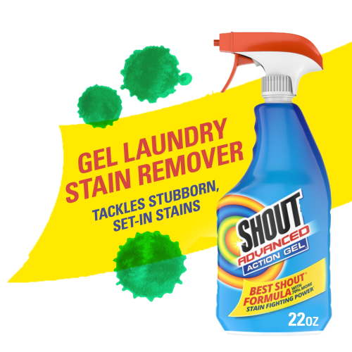Shout Advanced Acting Gel, Laundry Stain Remover, 22 Ounce