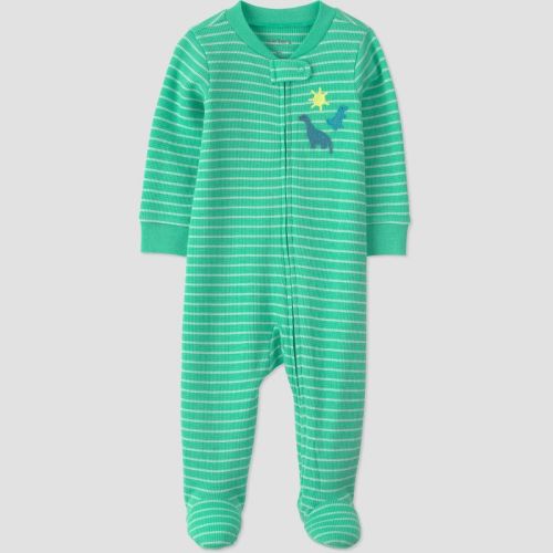 Carter's Just One You® Baby Boys' Dino Sleep N' Play - Green Striped Newborn