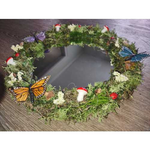 Fairy moss mirror