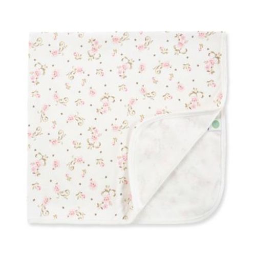 Baby Girls Sweet Vintage Rose Print Blanket