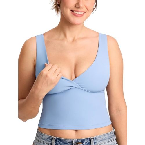 MOMANDA Crossover Nursing Bra Tank