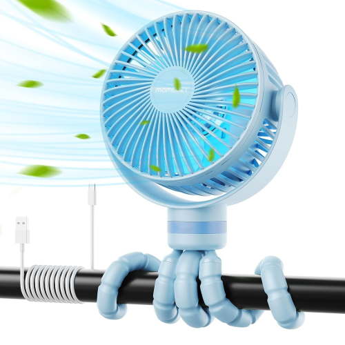 Momcozy Portable Stroller Fan, USB Rechargeable and Handheld Cooling Fan for Travel, Car Seat, Bedroom - Walmart.ca