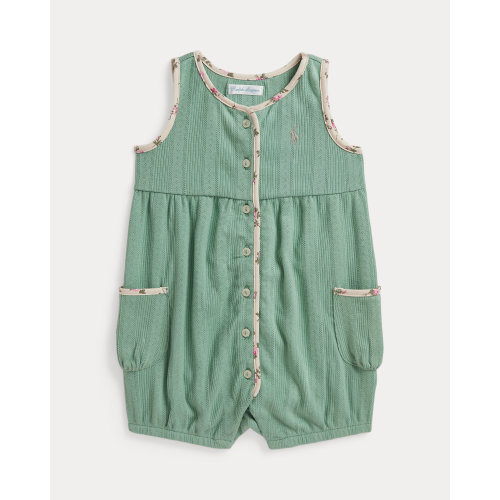 Pointelle Cotton Bubble Shortall