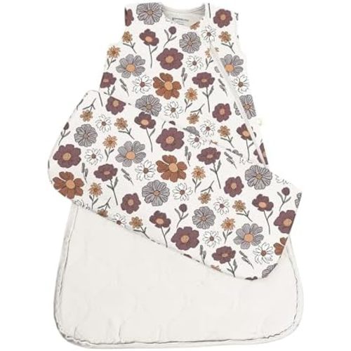 GUNAMUNA günamüna Unisex Baby, Toddler Wearable Blanket, Sleeping Bag Bamboo Rayon, Sleep Sack with Diaper Zipper, 1.0 TOG