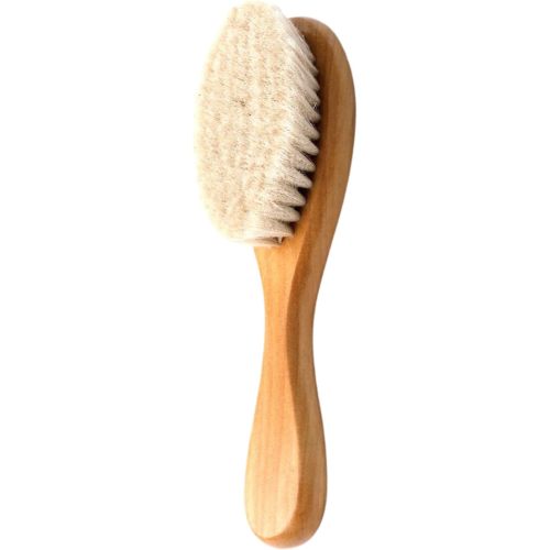 T is for Tame Ultra Soft Wooden Hair Brush for Baby, Prevents Cradle Cap