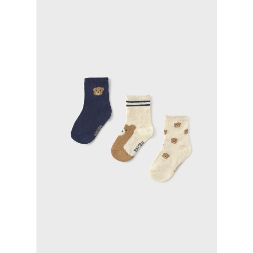 Baby Set of 3 Patterned Socks