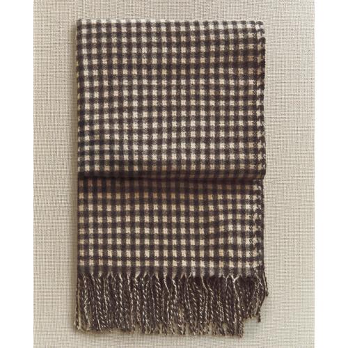 CHECK BLANKET WITH FRINGING | Zara Home