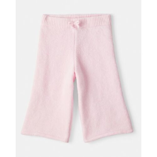 Baby Girl Wide-Leg Sweater Knit Pants - Pink - OshKosh B'gosh | Carter's