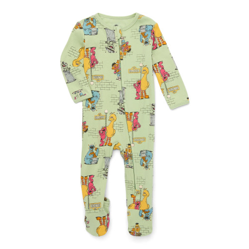 Character Baby Two-Way Zip Front Footed Sleep N Play Pajamas, Sizes Newborn-6/9 Months
