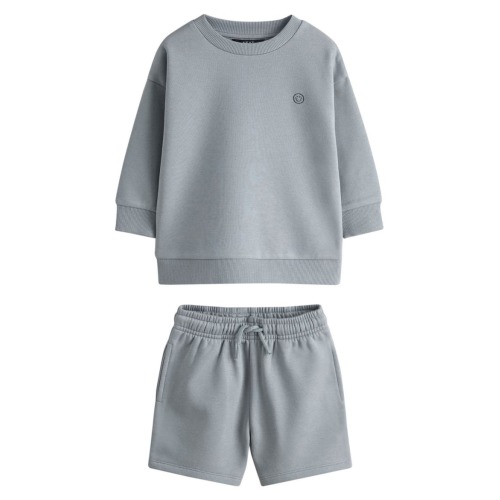 Kids' Sweatshirt & Shorts Heavyweight Jersey Set