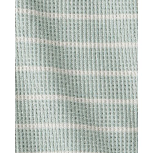 Baby Boy Stripe Thermal Bodysuit & Pant Set - Green | Carter's