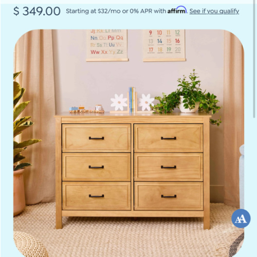 Charlie 6-Drawer Double Dresser – DaVinci Baby