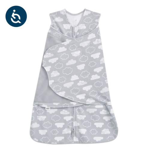 Cloud Print Cotton Baby Swaddle | HALO