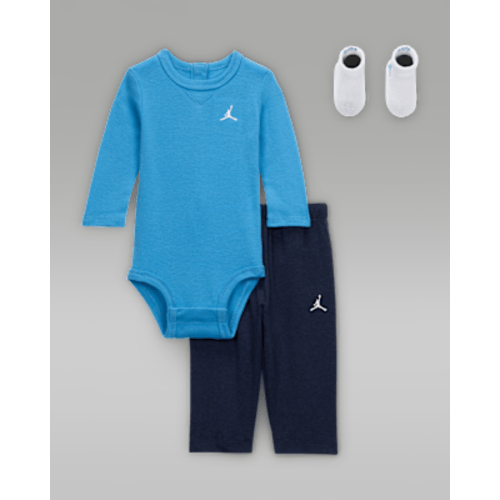 Jordan Baby Essentials Long Sleeve Bodysuit Boxed Set. Nike.com