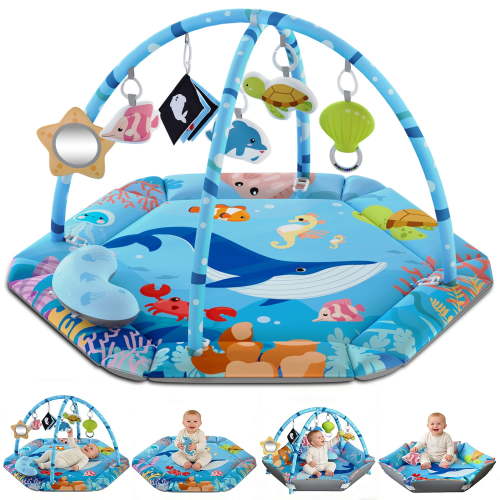 JoyStone Baby Play Mat with Musical Activity, Piano, Projection, Early Development Gift